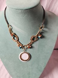 Cold Water Creek Necklace With Natural Stones