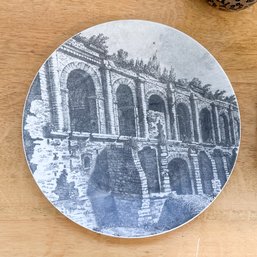 Rovine Fornasetti Plate From Cities Of Italy Collection