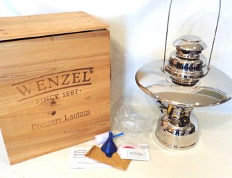 A Wenzel Pressure Lantern - New In Wood Box