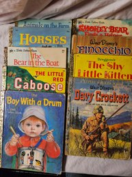 Vintage Selection Of Children's Golden Books