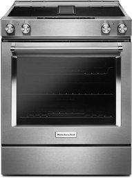 A KitchenAid  30' Slide In Even Heat Ultra Convection Oven - Guest House