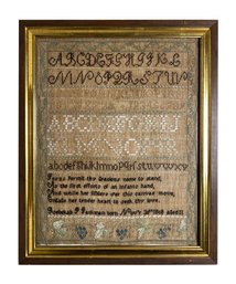 1808 Needlepoint Sampler