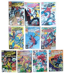 1990-1991 Marvel Comics The Amazing Spider Man Lot Of 10 #337,343,348,349,351,352,353,356,357,358
