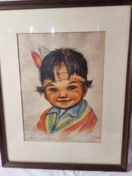 Little Laughing Squirrel Portrait, Signed By Artist, Was Acquired From WGBY Auction