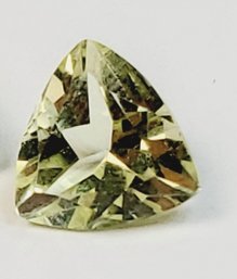 2.5 Carat ----- 8mm Trillian Cut LEMON Quartz Loose Gemstones