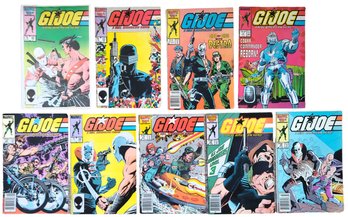 1985-1987 Marvel Comics G.I JOE Lot Of 9