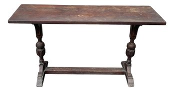 Antique Oak Console Table