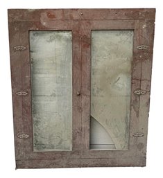 Antique Wood And Glass Door