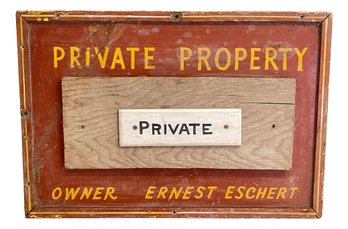 Antique Wood Sign