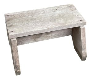 Small Wood Bench