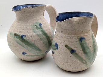 Handsome Pottery Pitchers