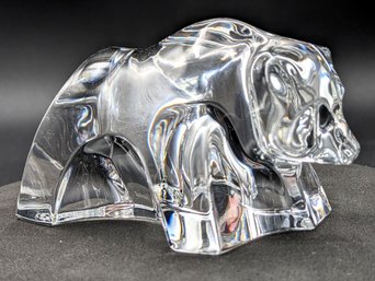 Baccarat Crystal Bear Cub - The 'Wall Street Bear'