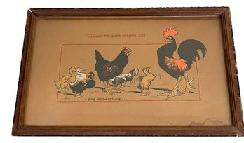 Bob Addams 1904 Farm Art In Frame