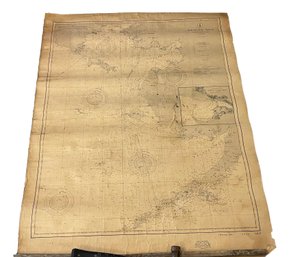 Bearing Sea Alaska Eastern Part 1905 Map, US Coast And Geographic Survey