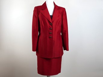 Stunning Red 3 Piece Suit D& K Collection