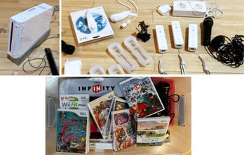 A Wii, Accessories, And Assorted Games