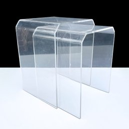 Lucite Nesting Tables - A Pair