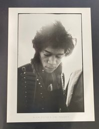 Jimi Hendrix By Alain Dister Vintage Poster
