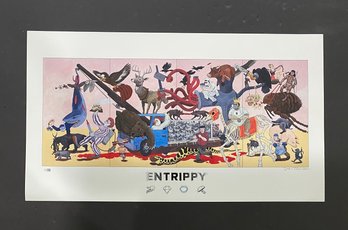 Entrippy 1 By Drew Morrison Hand Signed And Numbered.