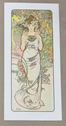 Alphonse Mucha Original Lithograph 1970s