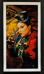 Hand Signed Fine Art Print By Artist Todo, Steampunk