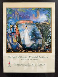 William Tolliver Lespirt De La Georgie Olympic Vintage Poster