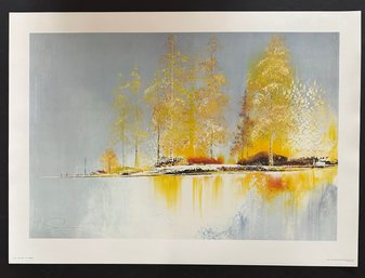 Lee Lambson First Frost Offset Lithograph