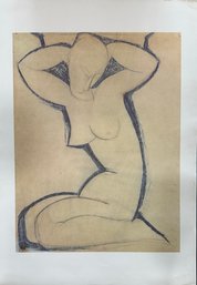 Amedeo Modigliani  Les Affiches DArt  Lithograph With Stamp