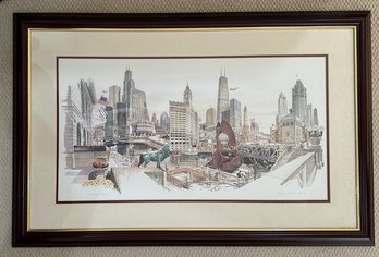 George Becker Signed And Numbered Lithograph Fully Framed