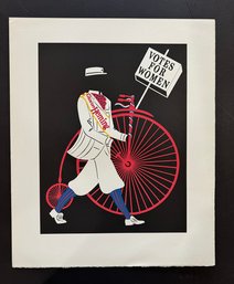 Votes For Women Lithograph By Robert Indiana