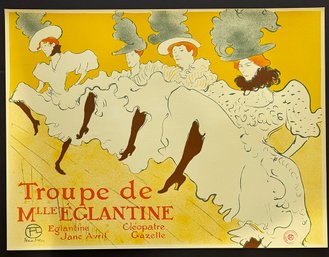 Toulouse Lautrec Original Lithograph On Rives Paper