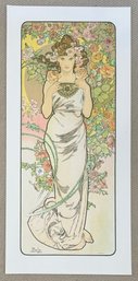 Alphonse Mucha Original Lithograph 1970s