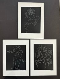 Beautiful Set Of 3 Hand Signed Prints By Jeffrey Glenn Reese