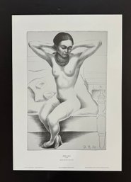 Frida Kahlo By Diego Rivera Offset Lithograph