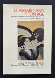 Utamaro And Hiroshige II Portland Art Museum Offset Lithograph