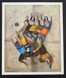 Graciela Rodo Boulanger  Soccer Offset Lithograph - 1978