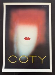 Vintage COTY 1980 Lithograph With Chop Mark