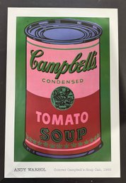 Andy Warhol Cambells Soup Vintage Poster