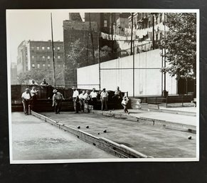 Bocce Ball New York Vintage Photo On S-Gloss Paper.