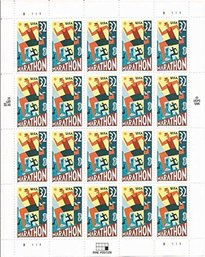 Sealed 1996 Marathon 32 Cent US Postage Stamp MNH Sheet And First Day Covers  April 11 1996