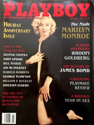 January 1997 Playboy Magazine Marilyn Monroe Cover