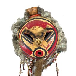Angolan Ceremonial Dance Mask With Natural Specimen Details