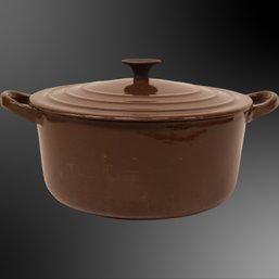 Vintage Le Creuset Brown B Dutch Oven