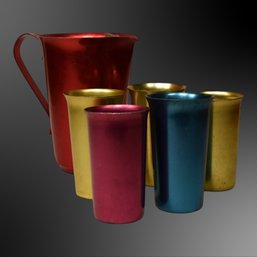 MCM Cold Craft  Pitcher And Mixed Cups