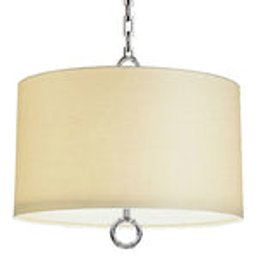 A Jonathan Adler Meurice Drum Shade Chandelier With Diffuser