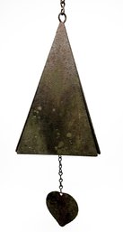 Mid-Century Triangular Iron Bell