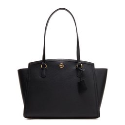 Paid Almost $350 - Brand New MICHAEL KORS Black Leather Tote - Chantal Model - Fantastic Bag - Brand New !