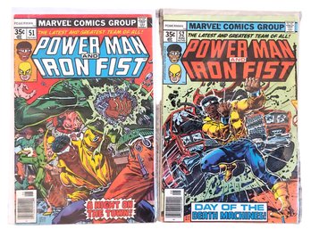 1978 Marvel Comics Power Man And Iron Fist #51 & 52  Bronze Age