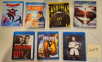 7 Blu-Ray DVDs. Super-Heroes, Disney, Sci-fi, Disney, Etc. DVD Lot 9