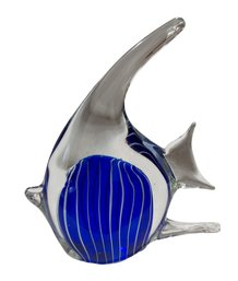 Large 8 3/4' Murano Art Glass Fish Sculpture